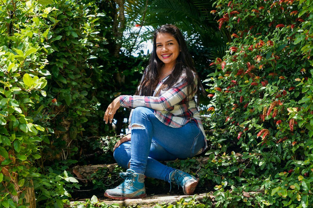 Portrait of a Hispanic woman gardening specialist smiling